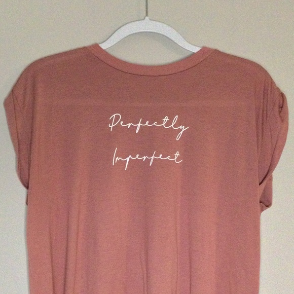 "Perfectly Imperfect" Roll Tee - Picture 7 of 7